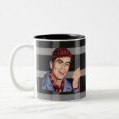 Beste vader van de wereld tweekleurige koffiemok (Links)