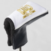 Beste Vader van de Wereld Vader Goud 5 Sterren Golfheadcover (3/4 voorkant)