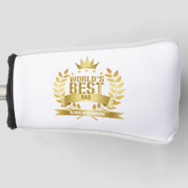 Beste Vader van de Wereld Vader Goud 5 Sterren Golfheadcover