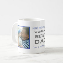 Beste Vader van de Wereld Vaderdag 2 Foto Maatwerk