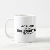 Beste vader van de wereld van 's nachts - actueel koffiemok (Links)