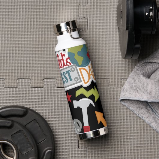 Beste vader van de wereld waterfles (Gym)