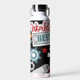 Beste vader van de wereld waterfles