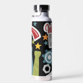 Beste vader van de wereld waterfles (Rechts)