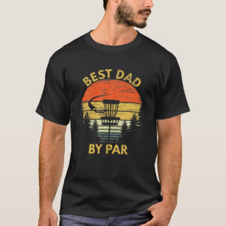  beste vader van Par Disc Golf Gift Mannen vaders T-shirt
