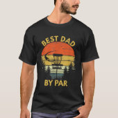  beste vader van Par Disc Golf Gift Mannen vaders T-shirt (Voorkant)