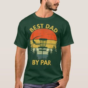 beste vader van Par Disc Golf Gift Mannen vaders T-shirt