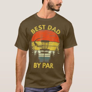  beste vader van Par Disc Golf Gift Mannen vaders T-shirt