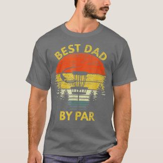  beste vader van Par Disc Golf Gift Mannen vaders T-shirt