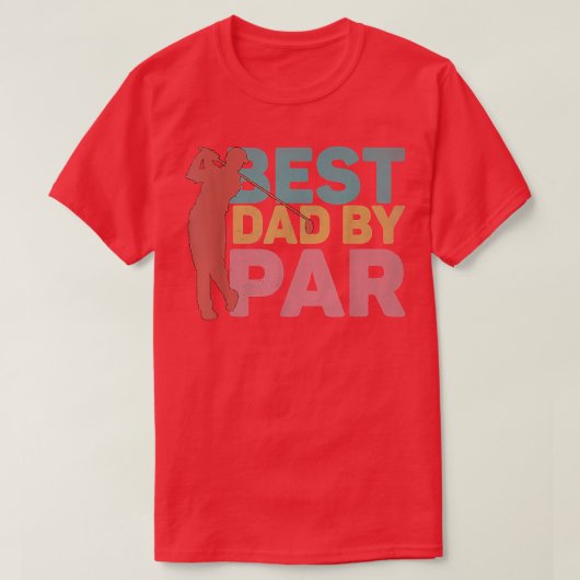 Beste vader van Par Disc Golf Golfer Player Funny  T-shirt (Design voorkant)