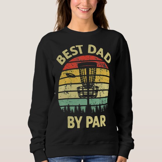 Beste vader van Par Disc Golf Golfer Player Trui (Voorkant)