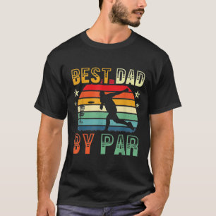 Beste vader van Par Disk Golf Golfing Golfing Fris T-shirt