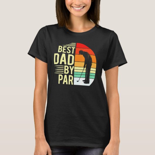  beste vader van Par Disk Golf Mannen vaders Da T-shirt (Voorkant)