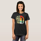  beste vader van Par Disk Golf Mannen vaders Da T-shirt (Voorkant volledig)