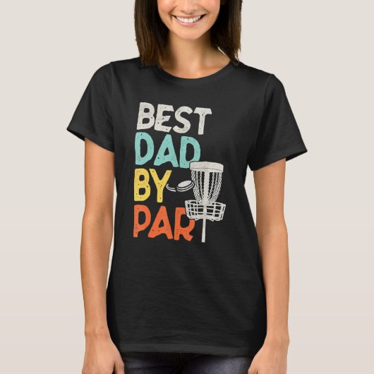  beste vader van Par Disk Golf Pa T-shirt (Voorkant)