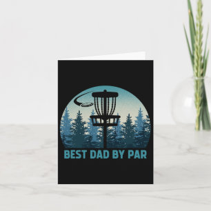 Beste vader van Par Funny Disc Golf Frisbee Golfer Kaart