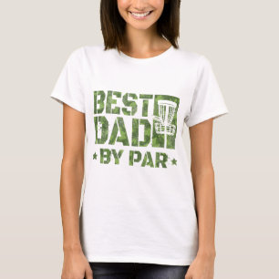 Beste vader van Par Funny Disc Golf Vaderdag T-shirt