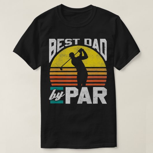 Beste vader van Par Funny Golf Vaderdag1 T-shirt (Design voorkant)