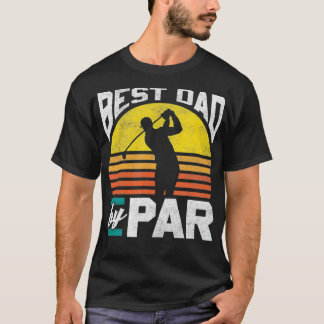 Beste vader van Par Funny Golf Vaderdag1 T-shirt
