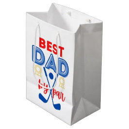 Beste vader van Par Gift Bag Medium Cadeauzakje