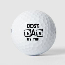 Beste vader van Par Golf Balls Golfballen
