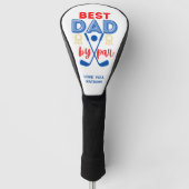 Beste vader van Par Golf Head Hoesje Golfheadcover (Voorkant)