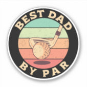 Beste vader van Par  Golf Lover Papa Gifts Sticker (Voorkant)