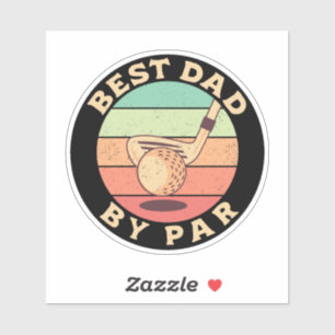 Beste vader van Par  Golf Lover Papa Gifts Sticker