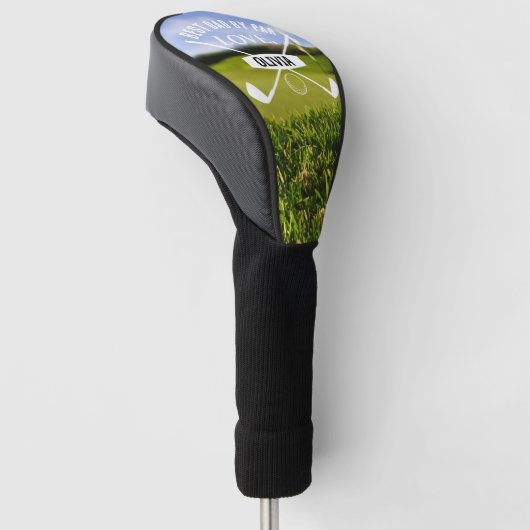 Beste vader van Par Golf Lover Vaderdag Golfheadcover (Schuin)