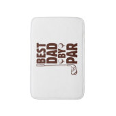 Beste vader van Par Golf papa Badmat (Voorkant Verticaal)