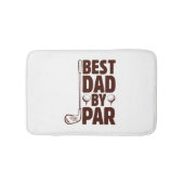 Beste vader van Par Golf papa Badmat (Voorkant)