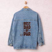 Beste vader van Par Golf papa Denim Jacket (Hangar)