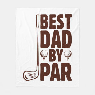 Beste vader van Par Golf papa Fleece Deken