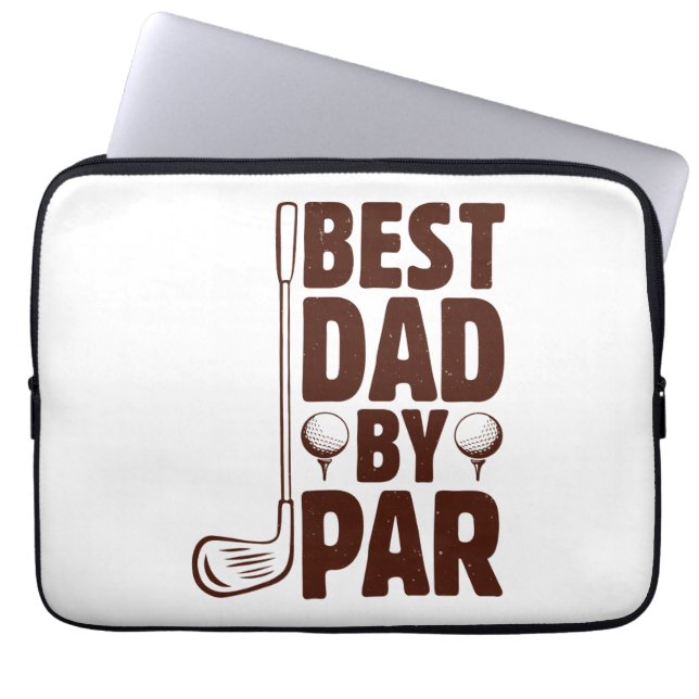 Beste vader van Par Golf papa Laptop Sleeve (Voorkant)