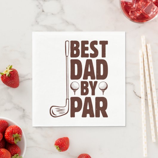 Beste vader van Par Golf papa Servet (Insitu)