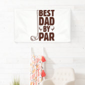 Beste vader van Par Golf papa Spandoek (Insitu)