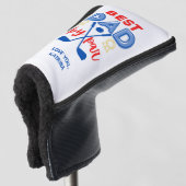 Beste vader van Par Golf Putter Hoesje Golfheadcover (3/4 voorkant)