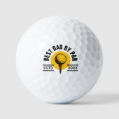 Beste vader van Par Golfballen (Voorkant)
