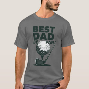 Beste vader van Par Golfer papa Vaderdag T-shirt