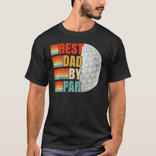 Beste vader van Par  Golfing Golf Vader T-shirt (Voorkant)