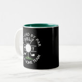BESTE VADER VAN PAR MONOGRAM TWEEKLEURIGE KOFFIEMOK (Voorkant links)