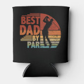 Beste vader van Par Papa Vaderdag geeft Golf Blikjeskoeler (Voorkant)