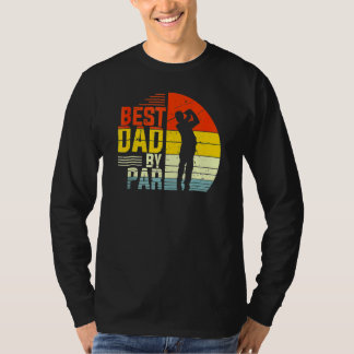 Beste vader van Par Papa Vaderdag  Golf G T-shirt