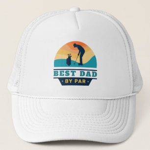 Beste vader van Par Retro Fathers Day Golf Lover Trucker Pet