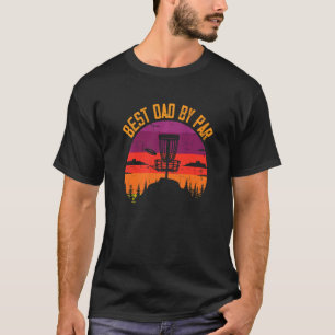 Beste vader van Par Retro Frisebee Golf Disk G T-shirt
