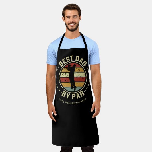 Beste vader van Par Vaderdag Schort (Gedragen)