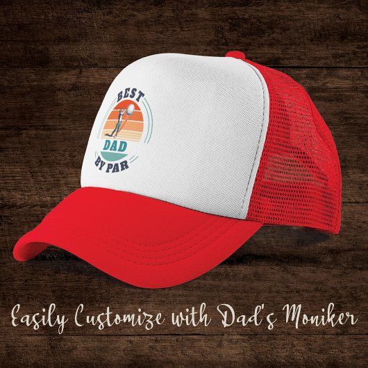 Beste vader van pas-terug-vaders dag Golf Trucker Pet