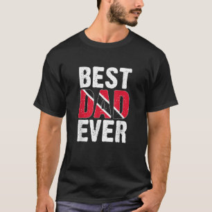 Beste vader van Trini Trinidadian Country Tobago T T-shirt