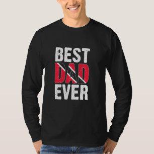 Beste vader van Trini Trinidadian Country Tobago T T-shirt