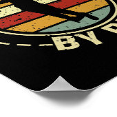 Beste vader van vaders dag Golf Golfing Funny Poster (Hoek)